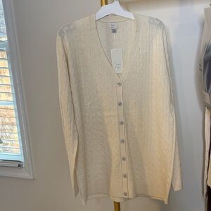 a new day Cream Cable Knit Cardigan